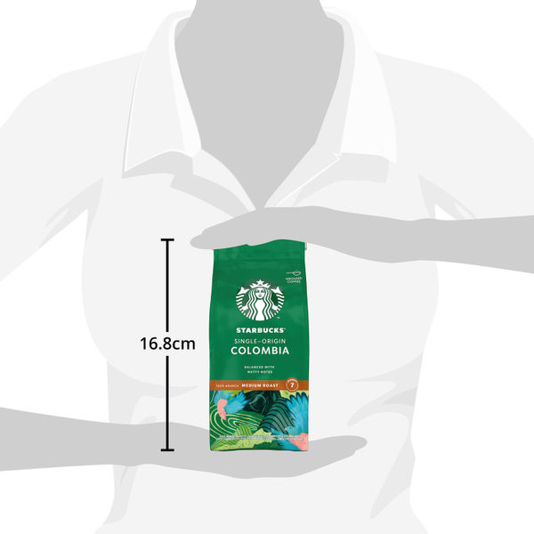 Starbucks Medium Roast Single-Origin Colombia Ground Coffee 200g 12400229