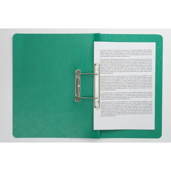 Exacompta Europa Spiral Files Foolscap Green (Pack of 25) 3003