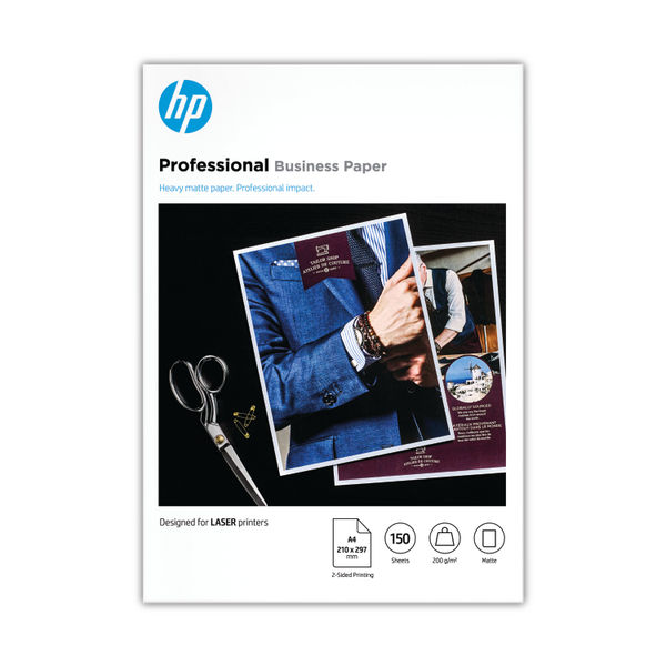 HP Professional Laser Jet Paper Matte 200gsm A4 150 Sheets 7MV80A