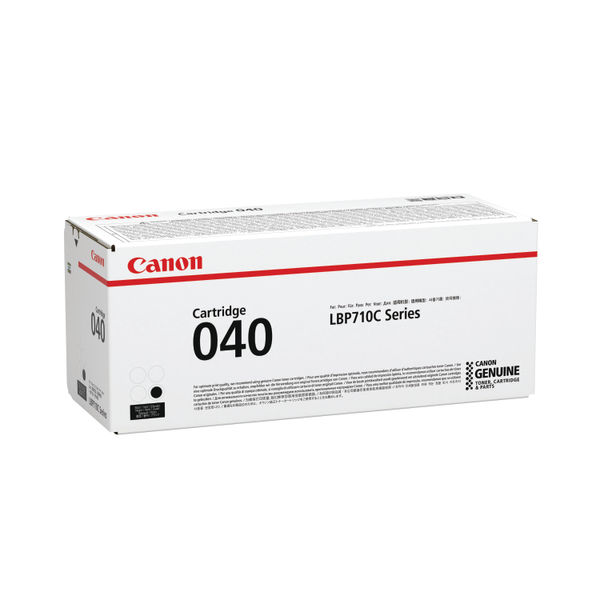 Canon 040 Black Toner Cartridge 0460C001