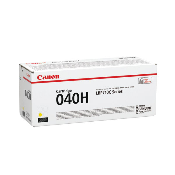 Canon 040H Toner Cartridge High Yield Yellow 0455C001