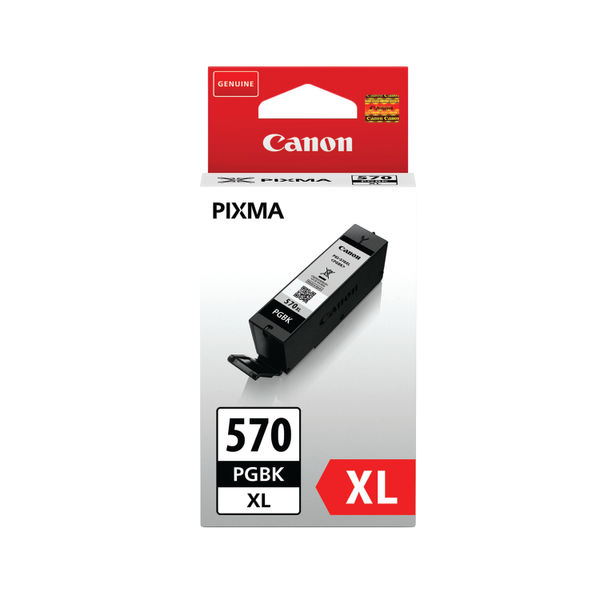 Canon PGI-570PGBK XL Inkjet Cartridge High Yield Pigment Black 0318C001