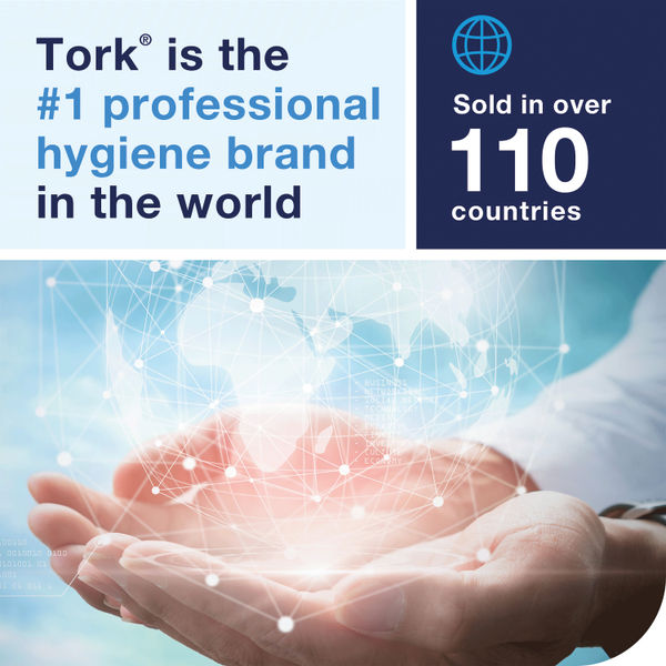 Tork Mini Jumbo 2-Ply Toilet Roll Advanced 170m Natural (Pack of 12) 120377