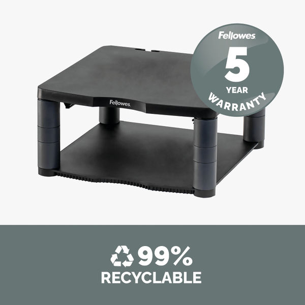 Fellowes Premium Monitor Riser Black 9169401