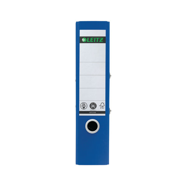 Recycle Colours Lever Arch File A4 80mm Blue (Pack of 10) 10180035
