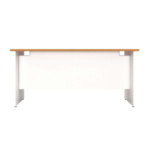 Jemini Rectangular Panel End Desk 1400x800x730mm Nova Oak KF804727