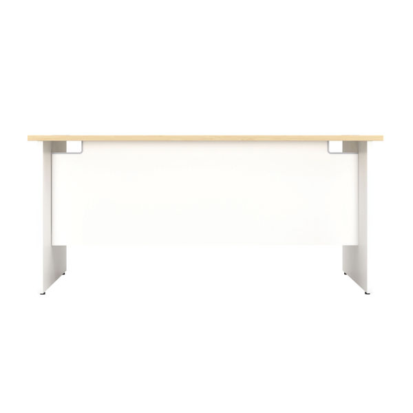 Jemini Rectangular Panel End Desk 1600x800x730mm Maple KF804802