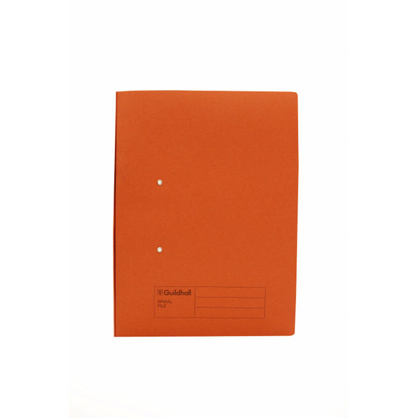 Exacompta Guildhall Transfer File 285gsm Foolscap Orange (Pack of 25) 346-ORGZ