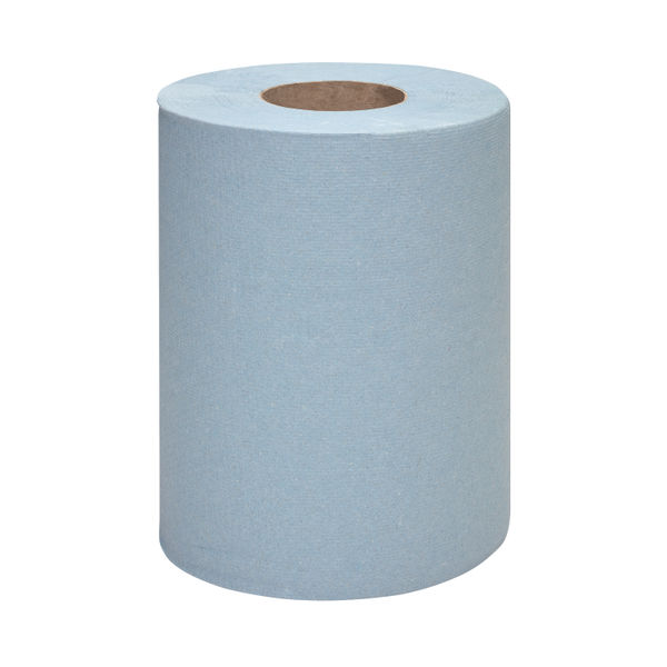 WypAll L10 Service and Retail Centrefeed Paper Rolls 1-Ply 6 Rolls/280 Wipes Blue (1680 Pack) 6220