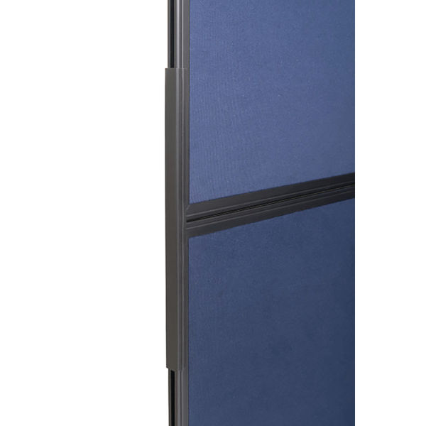 Q-Connect 7 Panel Display Board 1800x1800mm Blue/Grey DSP330517
