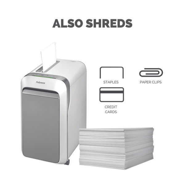 Fellowes Powershred LX221 Micro-Cut Shredder White 5050501