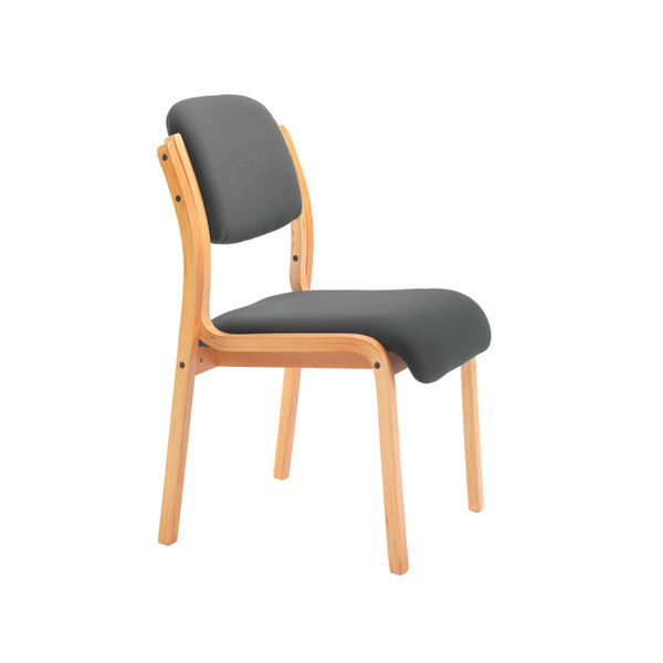Jemini Charcoal Wood Frame Side Chair