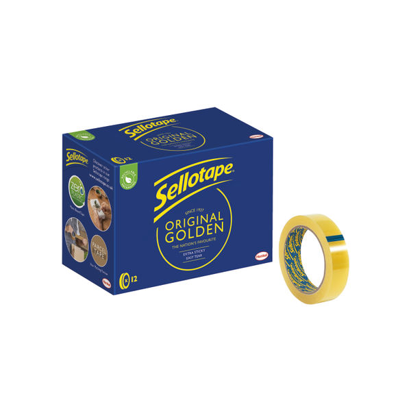 Sellotape 24mm x 66m Clear Tape (Pack of 12) - 1443268