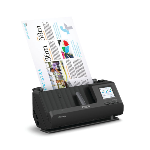 Epson ES-C380W Compact Network Scanner A4 Black B11B269401BY