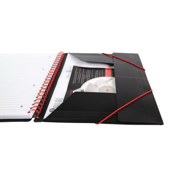 Black n' Red Wirebound Polypropylene Meeting Book 160 Pages A4+ (Pack of 5) 100104323