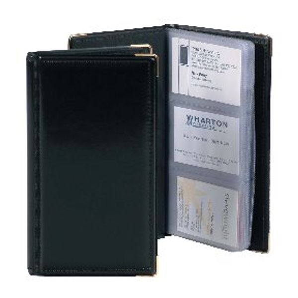 Goldline Classic Black 280 x 110mm Business Card Holder - CBC4P
