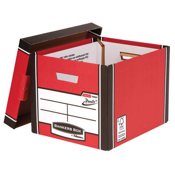 Bankers Box Premium Tall Box Red (5 Pack) 7260706