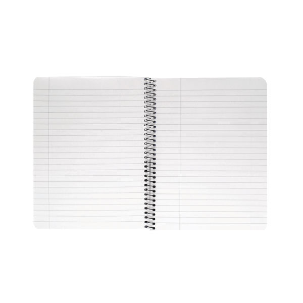 Q-Connect Spiral Bound Polypropylene Notebook 160 Pages A5 Blue (5 Pack) KF10034