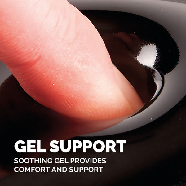 Fellowes Crystal Gel Keyboard Wrist Support Black 9112201