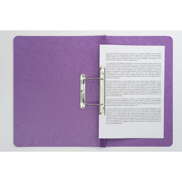 Exacompta Europa Spiral Files Foolscap Lilac (Pack of 25) 3004