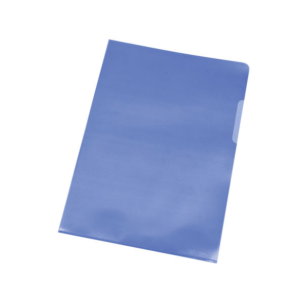 Q-Connect Cut Flush Folder A4 Blue (Pack of 100) KF01486