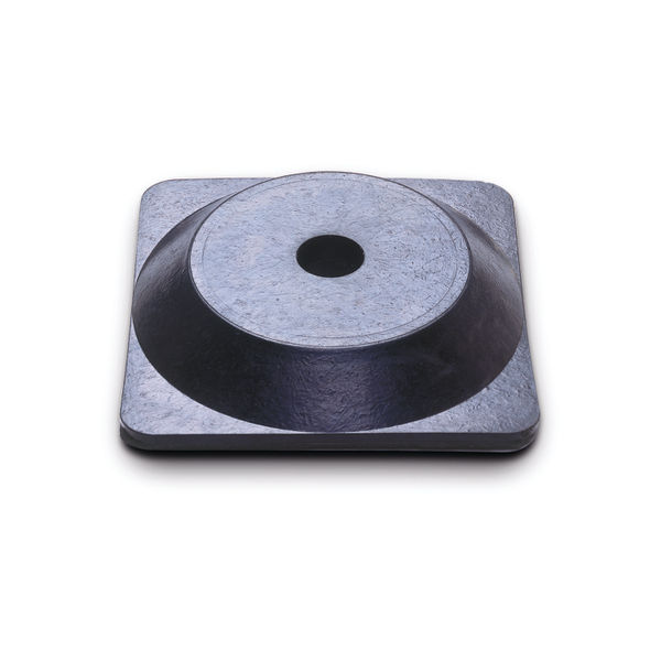 Guarda Chain Post Set with 6 Posts Red/Wht Rubber Base FS599681