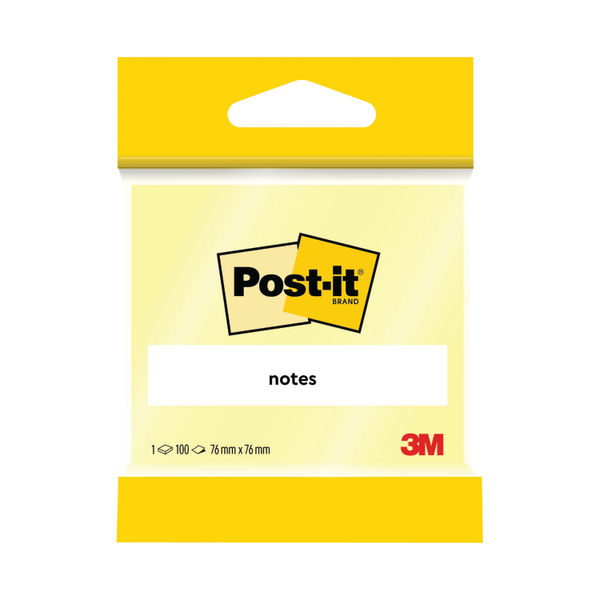 Post-it 76x76mm Yellow Notes (12 Pack) 6820YEL