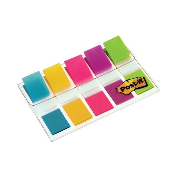 Post-it 12mm Assorted Small Indexes, Pack of 100 | 683-5CBINDEX