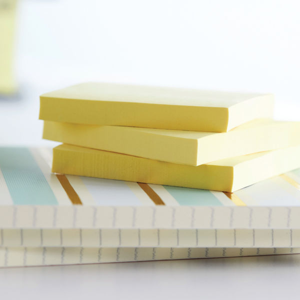 Post-it 76 x 76mm Canary Yellow Recycled Z-Notes, Pack of 6 | R330-1B