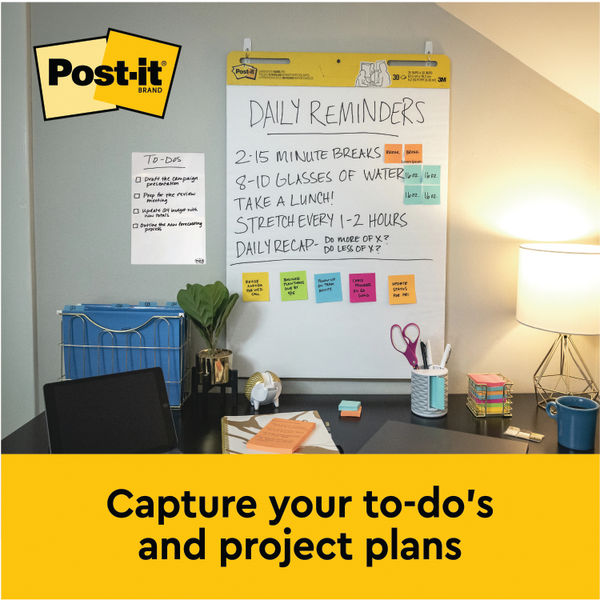 Post-it Super Sticky Table Top Easel Pad/Dry Erase Board 563-D3