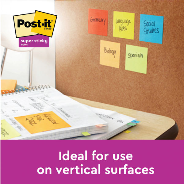 Post-it Super Sticky Z Notes Oasis 76x76mm 90 Sheet (Pack of 5) 7100258791