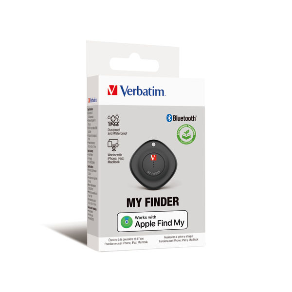 Verbatim MyFinder Bluetooth Item Finder Black 32130