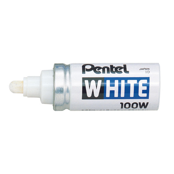 Pentel Paint Marker Bullet Tip Medium White (Pack of 12) X100W