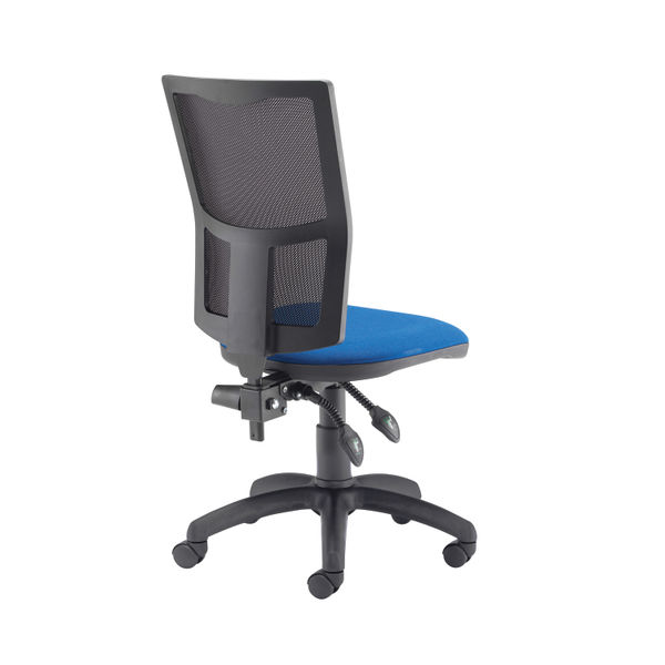 First Medway High Back Operator Chair 640x640x1010-1175mm Blue KF90270