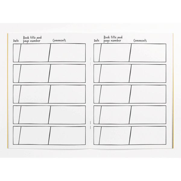 Silvine Childrens Reading Record A5 Yellow (Pack of 25) EX210