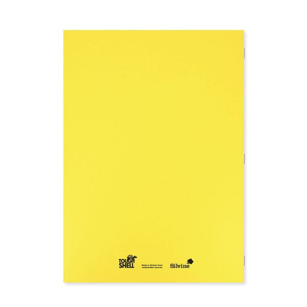 Silvine Tough Shell Exercise Book A4+ Yellow (Pack of 25) EX154