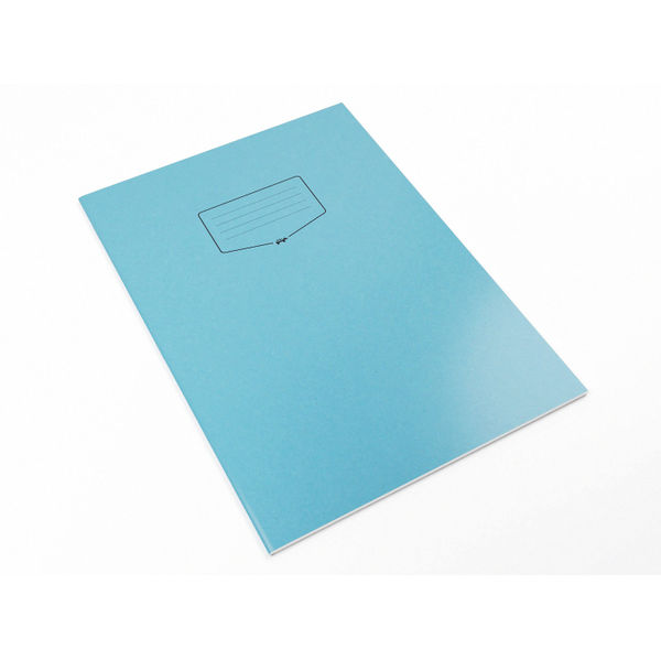 Silvine Tough Shell Exercise Book A4+ Blue (Pack of 25) EX155