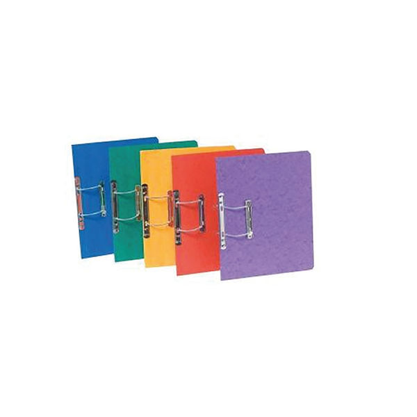 Exacompta Europa Spiral Files Foolscap Assorted (Pack of 25) 3000