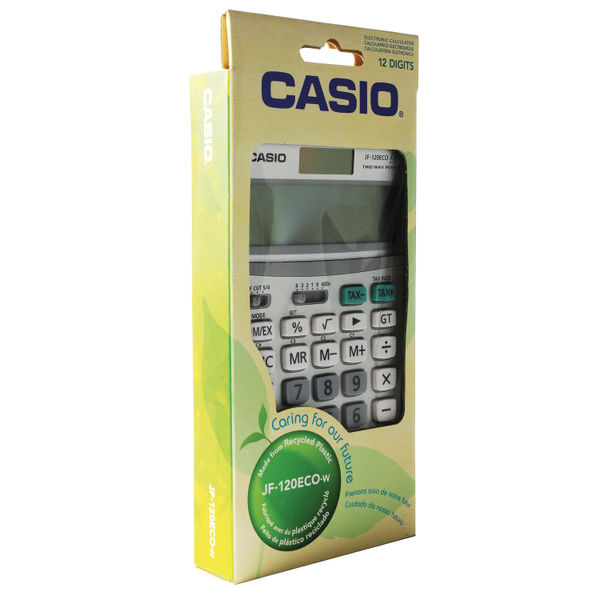 Casio 12-Digit Display Desktop Calculator JF-120ECO