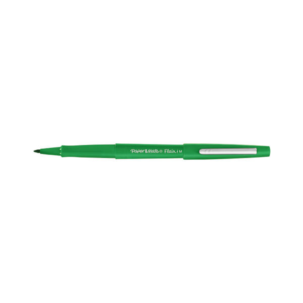 Papermate Nylon Pen 0.7mm Green - (Pack of 12)