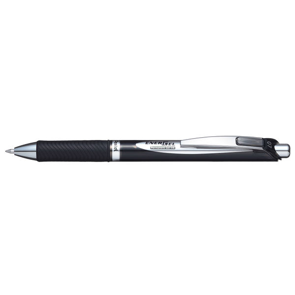 Pentel EnerGel XM Rollerball Permanent 0.7 Black (Pack of 2) BLP77-PRO2AEU