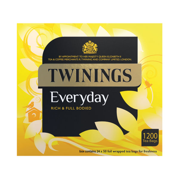 Twinings Everyday Tea Bag (Pack of 1200 Bags) PkF13681