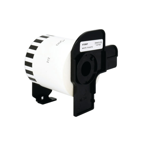 Five Star Non-OEM Replacement for Brother DK-22212 Black on White 62mm x 15.24m FS672907