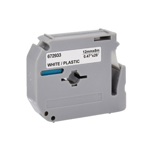 Five Star Non-OEM Replacement for Brother M-K231 Black on White 12mm x 8m FS672933