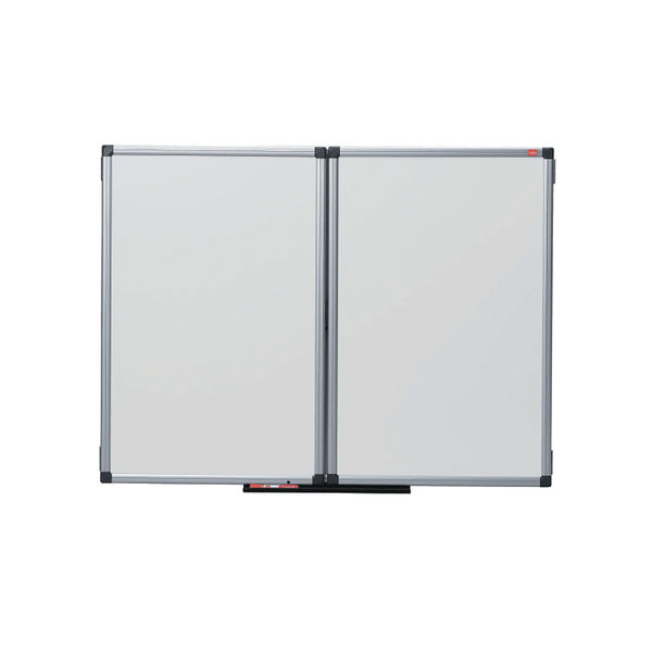 Nobo Steel Folding Whiteboard White 1200x25x900mm
