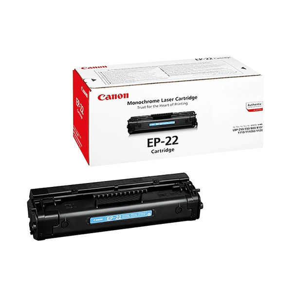 Canon Black EP-22 Toner Cartridge - 1550A003