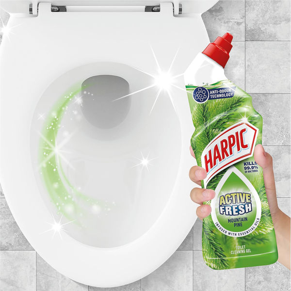 Harpic Active Fresh Toilet Cleaner Gel Pine 750ml (Pack of 12) 3084603