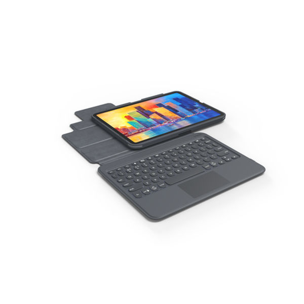 Zagg Pro Keys Keyboard/Trackpad/Case Ipad 10.9 Black/Grey Uk 103407937