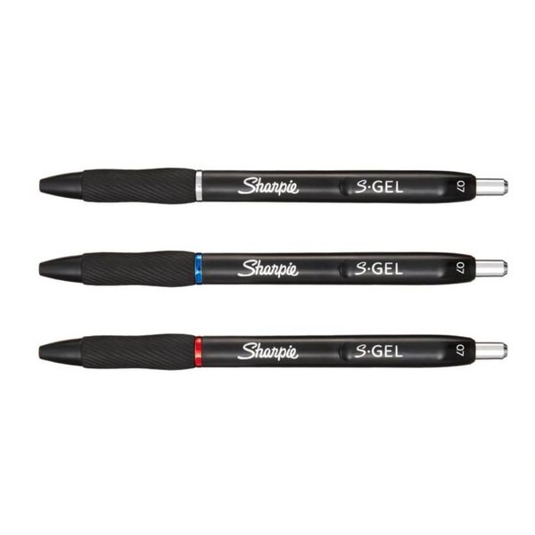 Sharpie S Gel Blue Pens, Pack of 3 | 2137256