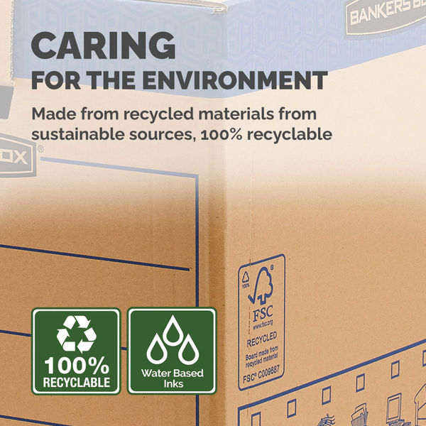 Bankers Box Large Brown Green Moving Box (Pack of 5) - 6205301